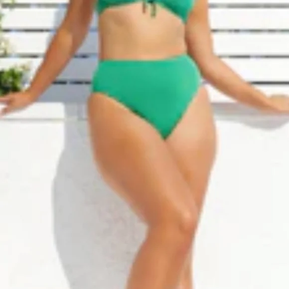 Toluca Swim Toluca Swim Gia Maxi Bottoms Lush Green Poshmark